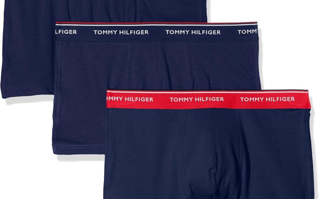 Tommy Hilfiger Pantaloncini Boxer Uomo Confezione da 3 Cotone Elasticizzato