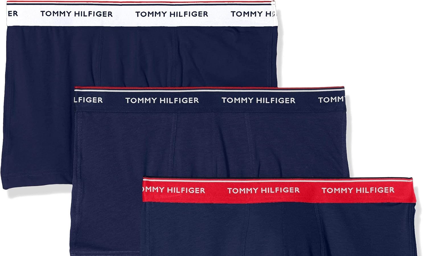 Tommy Hilfiger Pantaloncini Boxer Uomo Confezione da 3 Cotone Elasticizzato