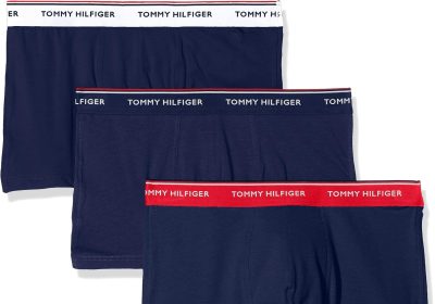 Tommy Hilfiger Pantaloncini Boxer Uomo Confezione da 3 Cotone Elasticizzato