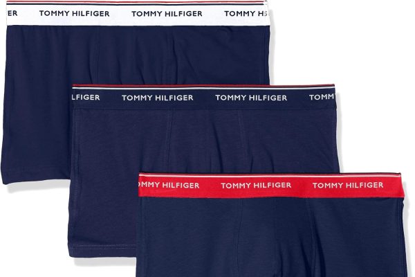 Tommy Hilfiger Pantaloncini Boxer Uomo Confezione da 3 Cotone Elasticizzato