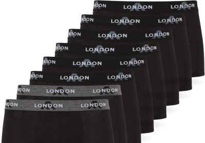FM London (Pacchetto da 4/8 Mutande Uomo – Boxer Uomo Cotone, Aderenti e Confortevoli per l’Uso Quotidiano – Boxer Hipster Aderenti per Uomo