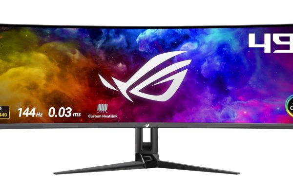 ASUS ROG Swift OLED PG49WCD: il completissimo monitor curvo QD-OLED da 49” pollici (5120×1440) è ora in offerta su Amazon