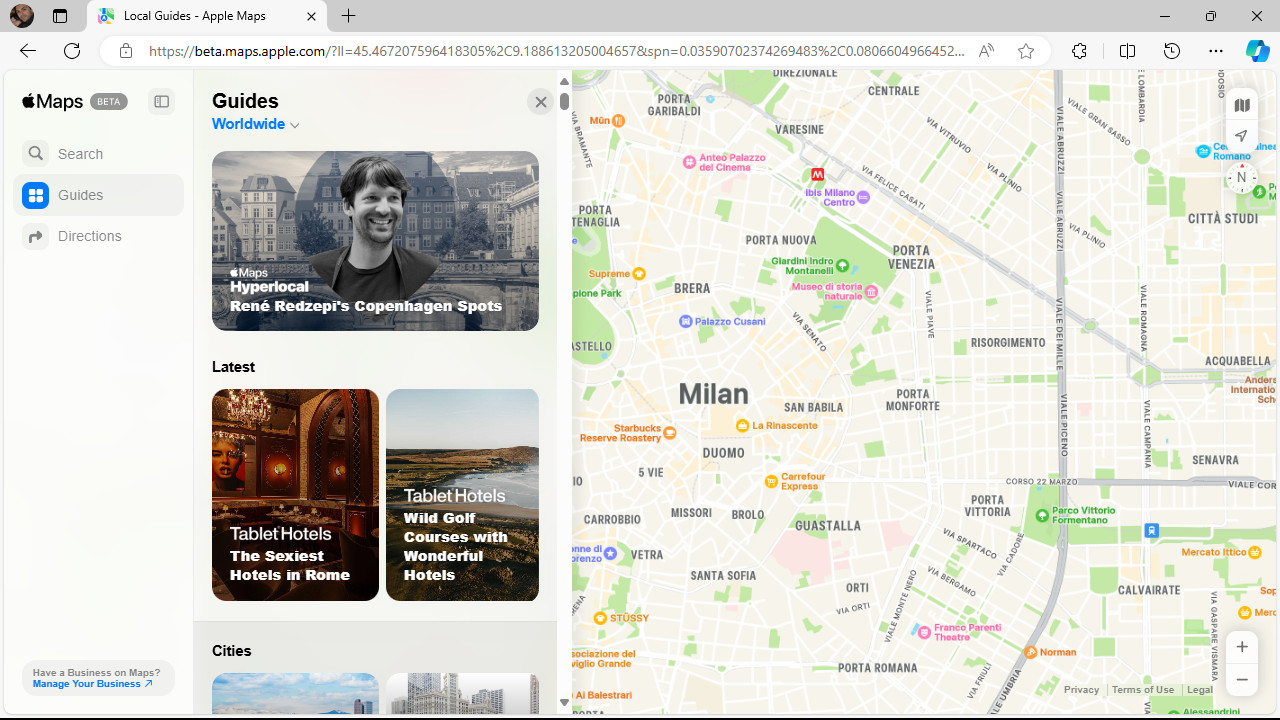 Apple Maps supera i confini degli OS Apple: adesso è disponibile anche sul web