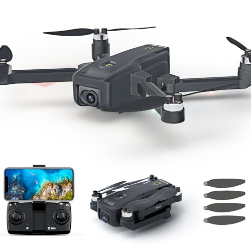 K610 GPS Drone con Telecamera 4K S0NY IMX SD Card,Resistenza Al Vento Di Livello 4,Professionale GPS Droni con 2 Camera Ritorno Auto per Adulti,Motore Brushless 5GHz FPV Droni,Follow Me,meno di 249g