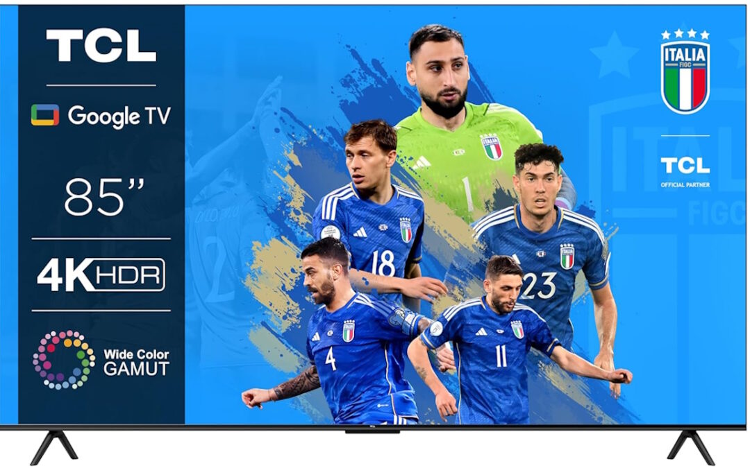 Ecco un ottimo prezzo per il televisore TCL 85V7A 85” 4K: a 999€ invece di 1.574€