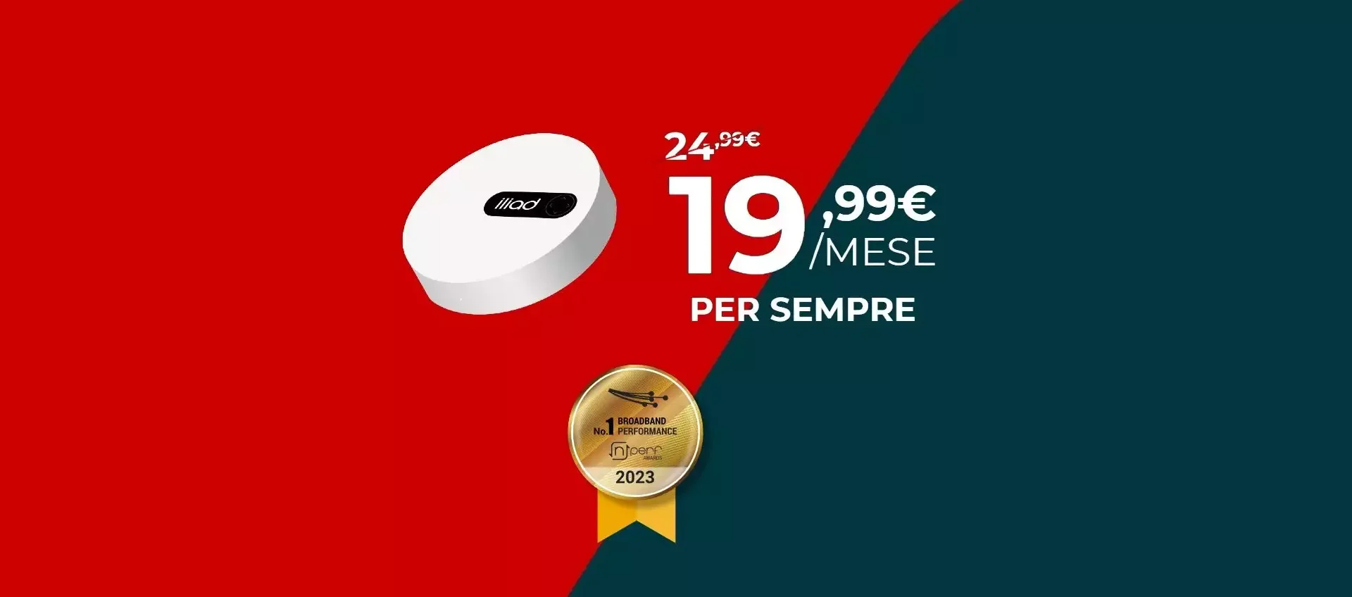 Nuovo router Iliad con WiFi 7 per i nuovi clienti fibra