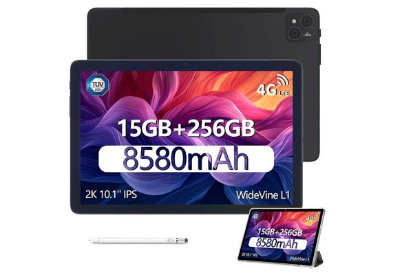 Un tablet solido con schermo 10,1'' 2K, 8GB/256GB, LTE e batteria 8580mAh a poco più di 100 euro? Si, è possibile: eccolo!