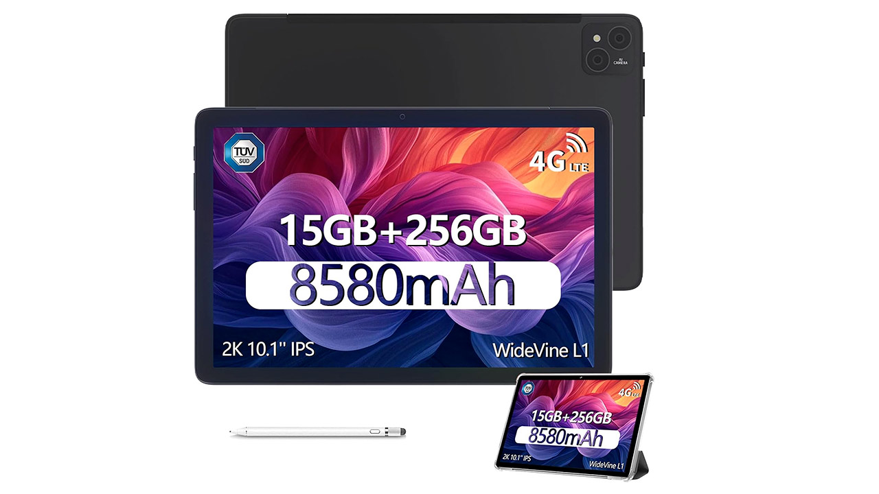 Un tablet solido con schermo 10,1'' 2K, 8GB/256GB, LTE e batteria 8580mAh a poco più di 100 euro? Si, è possibile: eccolo!