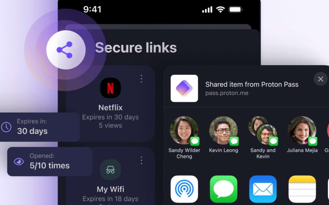 condivisione password con Secure Links
