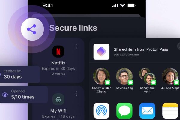 condivisione password con Secure Links