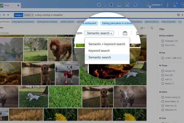 QNAP aggiorna il motore di ricerca Qsirch alla versione 5.4.1. Arrivano le ricerche semantiche