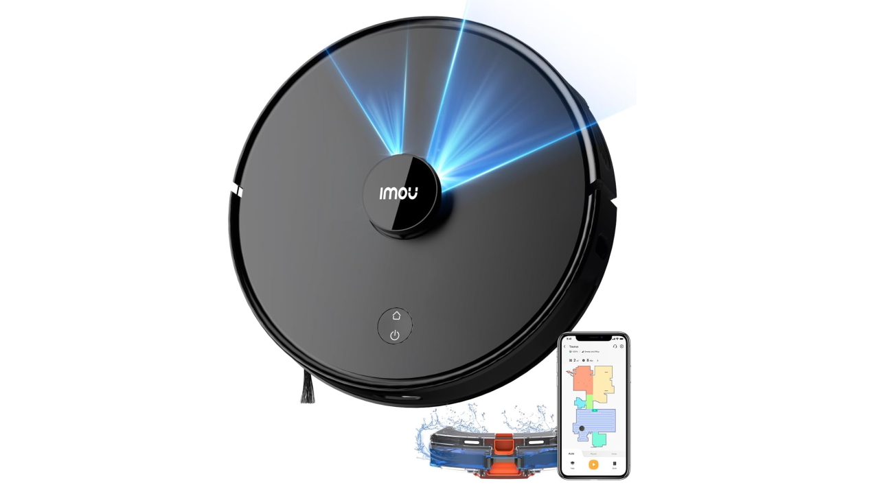 Questo ottimo aspirapolvere robot IMOU da 4500Pa e con Navigazione LiDAR costa ora meno di 135 euro grazie a due offerte
