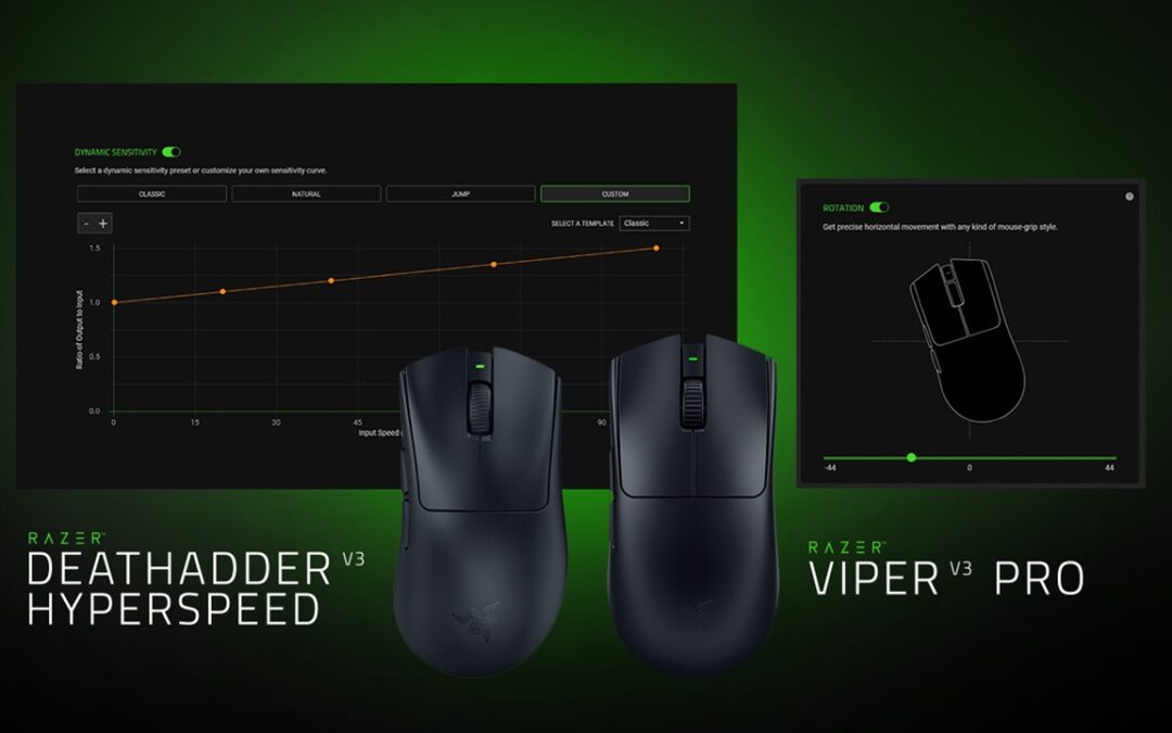 Razer Rotation e Dynamic Sensitivity: due nuovi funzioni per massimizzare il controllo del mouse