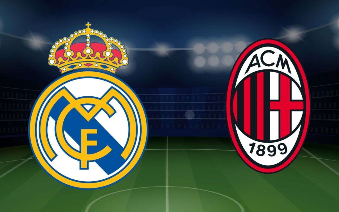 Come vedere Real Madrid-Milan in streaming in Italia e all’estero