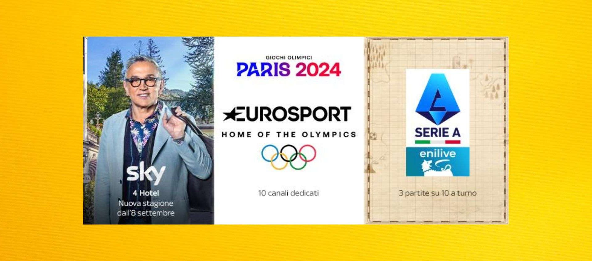 il pacchetto per vedere le Olimpiadi e non solo