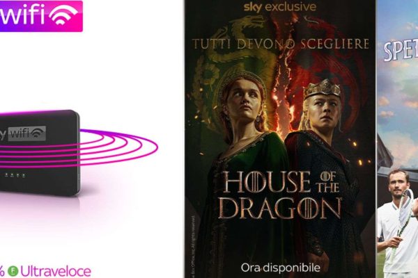 Sky WiFi, Sky TV e Sky Sport insieme con un’offerta STREPITOSA
