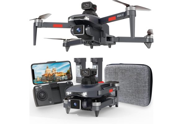 Su Amazon si può acquistare un drone a metà prezzo: per soli 99€ offre rotazione a 360°, doppia fotocamera 4K, doppia batteria e tanti accessori