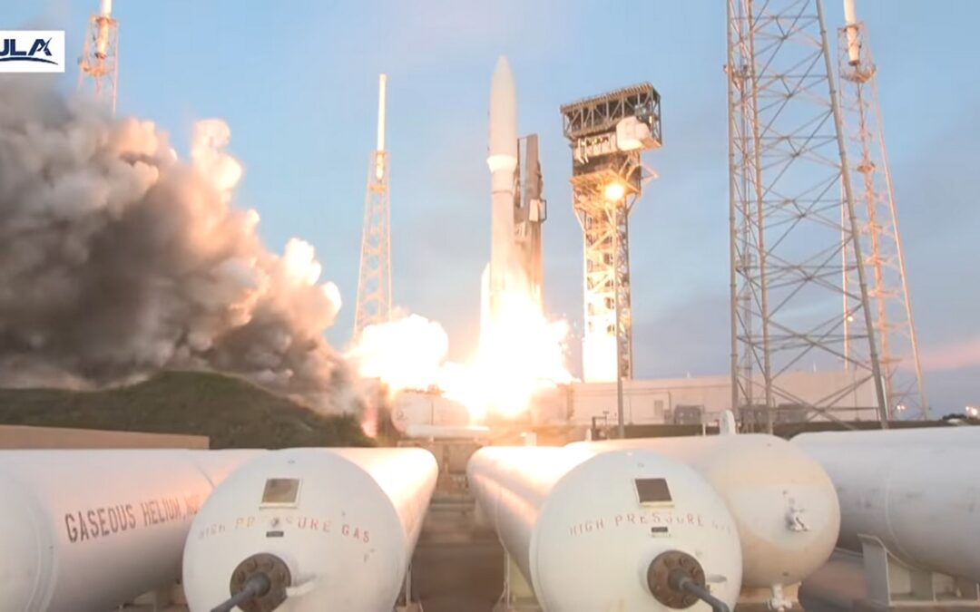 ULA ha lanciato l'ultimo razzo spaziale Atlas V dedicato a una missione della sicurezza nazionale statunitense