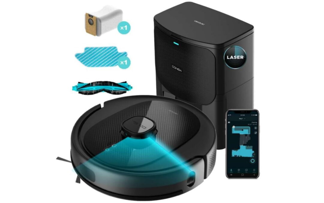 Robot aspirapolvere di Cecotec imbattibile: 7000 Pa, stazione di svuotamento, ma costa solo 160€!