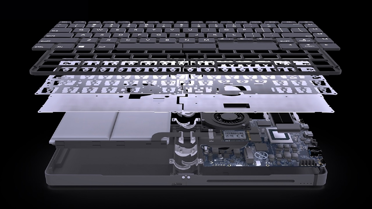 Una tastiera pieghevole talmente pratica da contenere un intero PC AMD Ryzen 8000