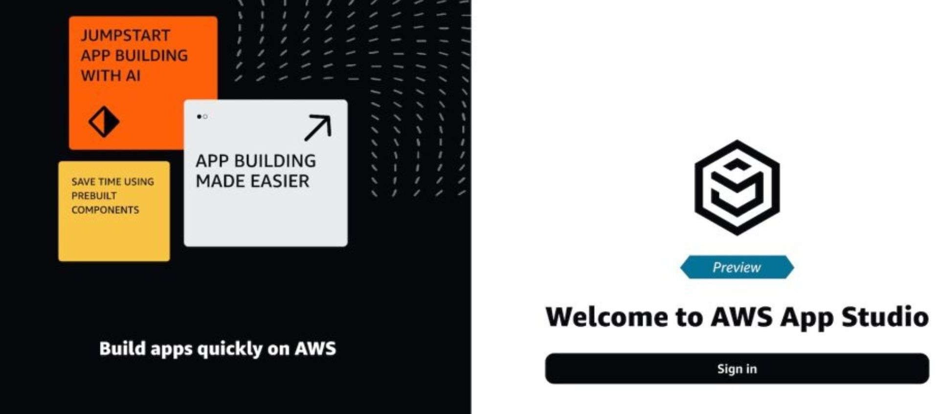 App Studio di Amazon Web Service per creare app da prompt