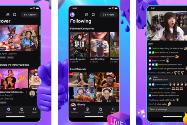 La nuova app Twitch mobile assomiglia molto a TikTok