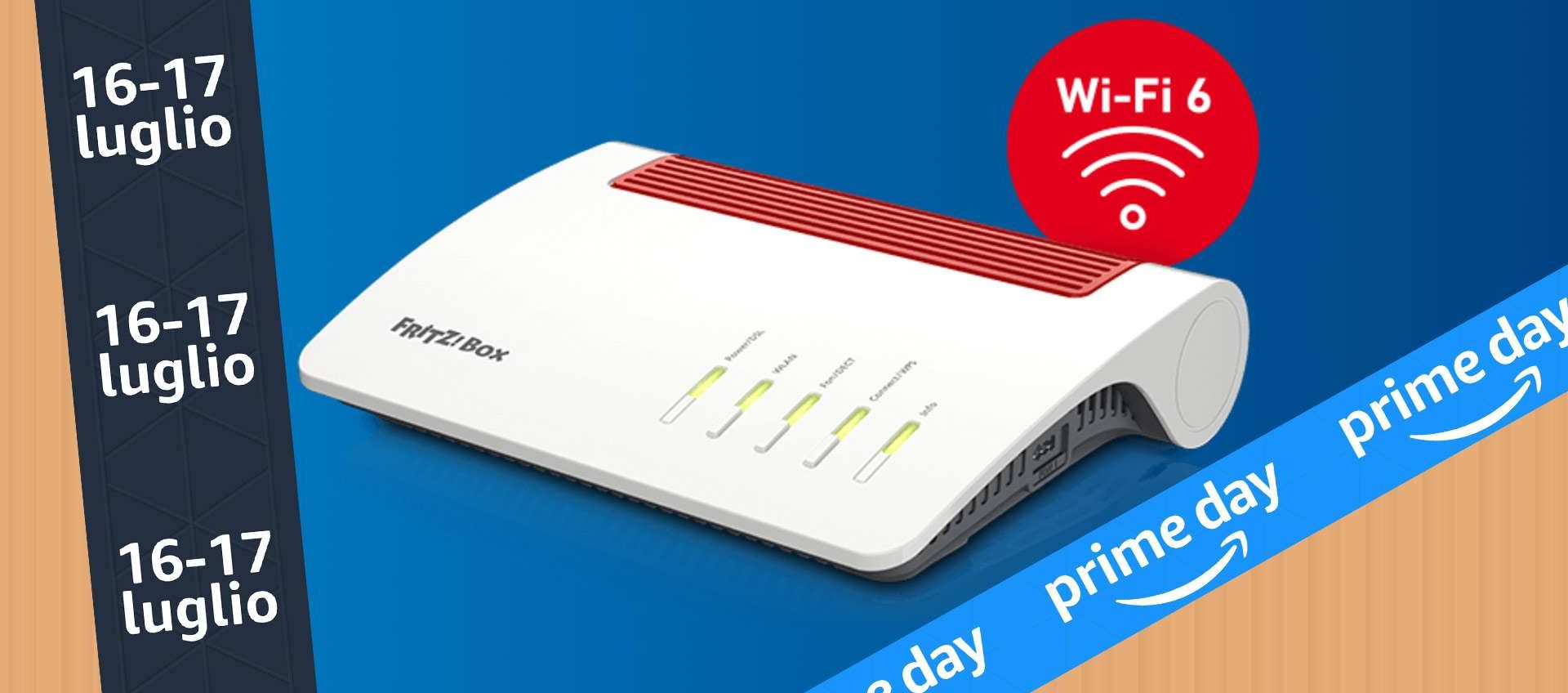Prime Day, il router AVM con Wi-Fi 6 a -38%: è FRITZ!Box 7590 AX