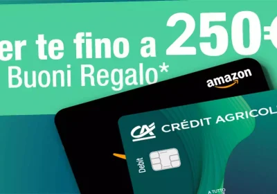 buoni Amazon fino a 250 Euro per i nuovi clienti