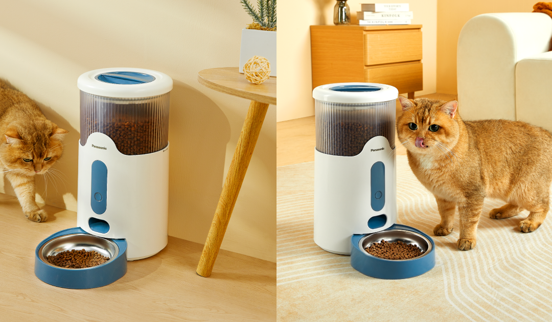 Il distributore automatico di crocchette Panasonic