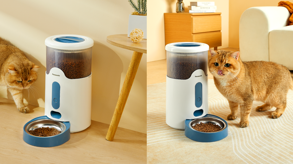 Il distributore automatico di crocchette Panasonic