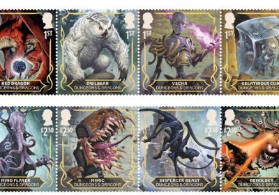 Dungeons and Dragons, i francobolli delle poste britanniche