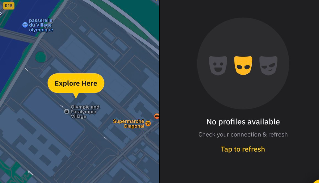 Grindr è bloccata nel villaggio olimpico di Parigi