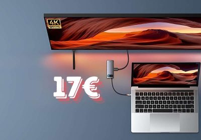 Hub USB-C 7 in 1 Baseus a soli 17€ su Amazon