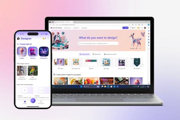 Microsoft Designer è un’app grafica stile Canva zeppa di AI