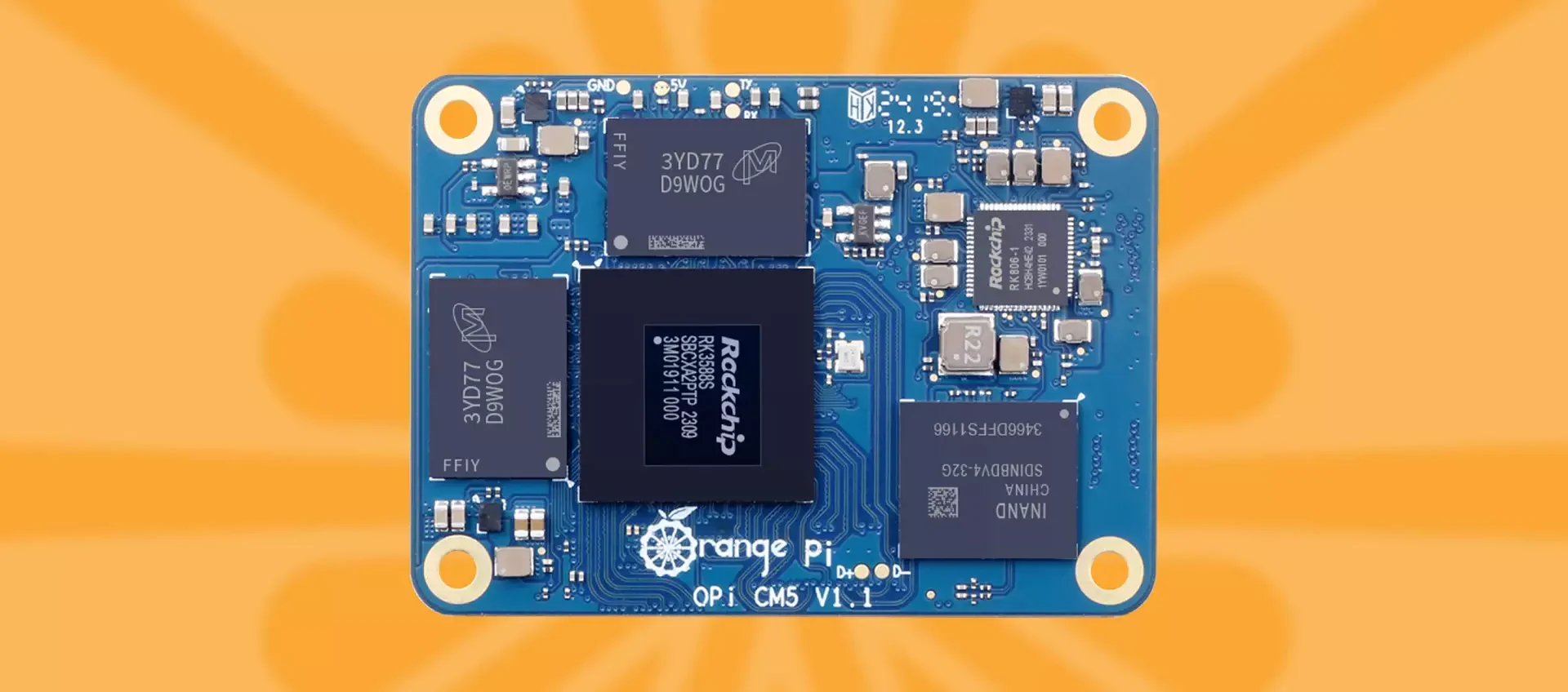 Orange Pi CM5 è la scheda da 70 dollari che sfida Raspberry Pi