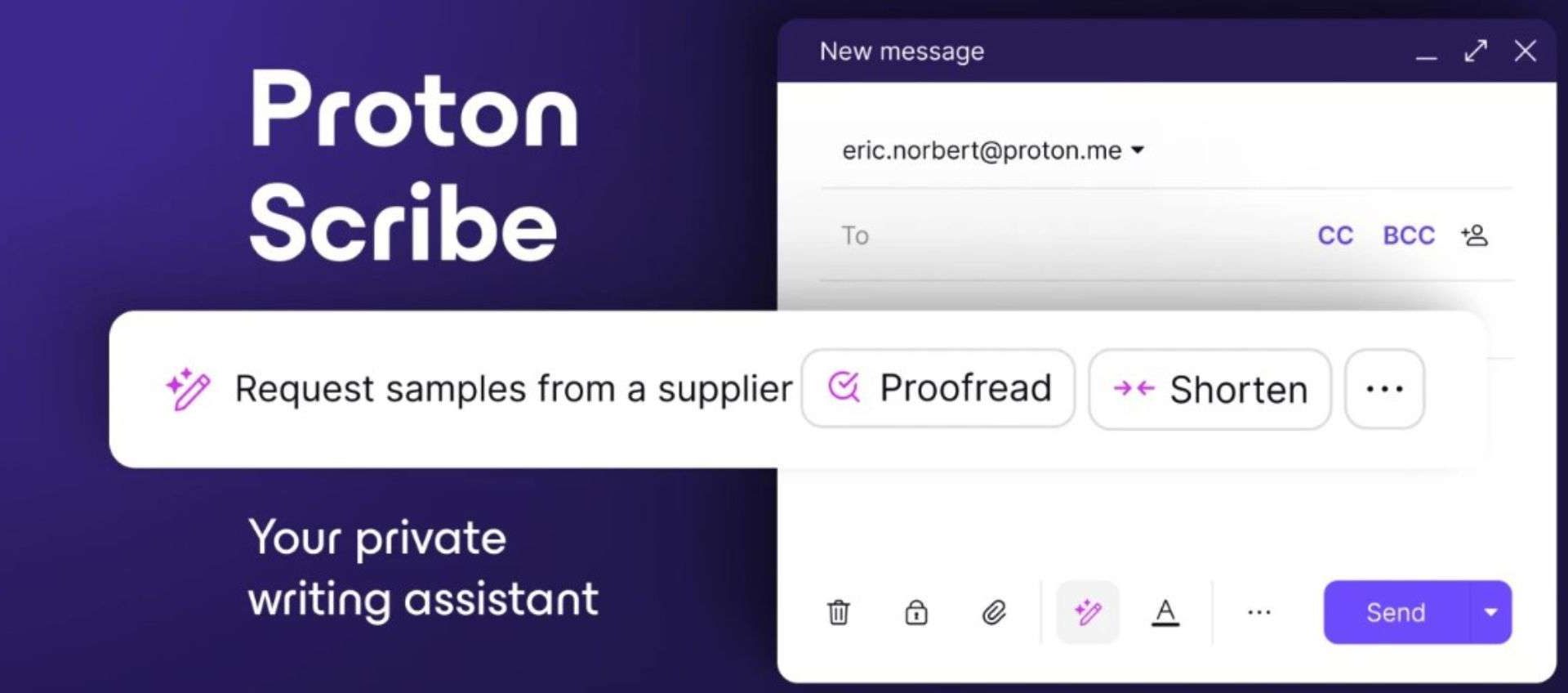Proton lancia strumento AI per scrivere e-mail migliori