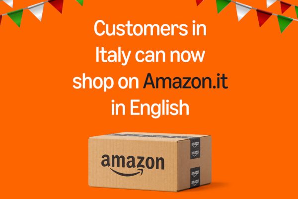 Amazon.it apre le porte a chi non parla italiano: adesso c'è anche in inglese
