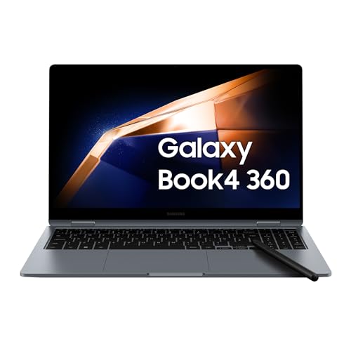 Samsung Galaxy Book4 360 Laptop, 15,6″, Intel Core 7, 16GB, 512GB, Gray [Versione italiana]