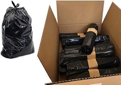 SCONTO 15% – SACCHI SPAZZATURA NERI IN PLASTICA PE-LD Cm 70×110 (110 litri) – SCATOLA DA 300 SACCHETTI