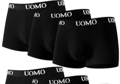 Poligono Boxer Uomo Cotone Set 6 Pezzi, Mutande Uomo Boxer Confortevolezza, Elasticizzato, Traspirabilità, Resistente, Intimo Maschile (S – 6XL)