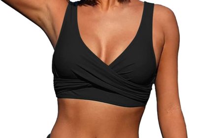 Generico 2023 Donna New Split Wrap Lace Up Hollow out Bikini Tinta Unita Sexy Bikini a Vita Alta di Vendita Rapida Imbottitura Bikini