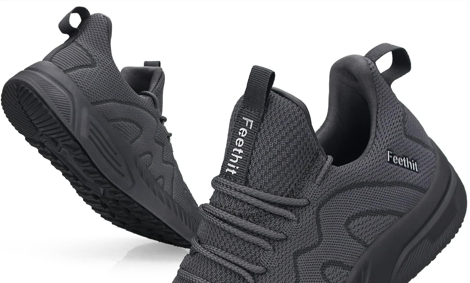 Feethit Sneakers Uomo Scarpe Running Corsa Ginnastica Camminata Casual Jogging Trekking Tennis Outdoor Fitness Sportive Palestra Scarpe da Lavoro Comode Leggere Traspiranti