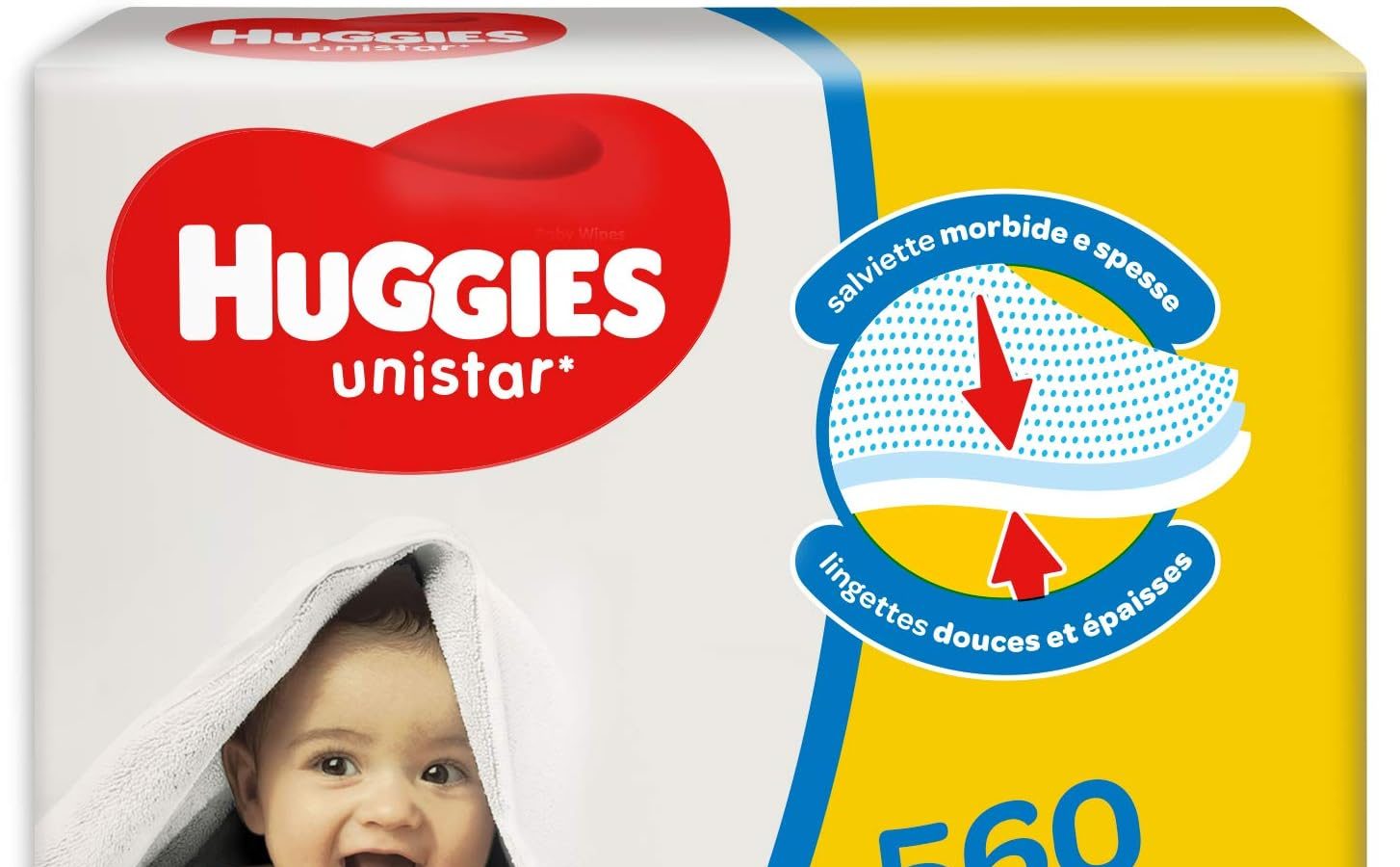 Huggies Unistar Salviette Umidificate per Bambini, 10 Pacchi da 56 Pezzi