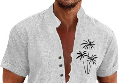 GDGTBNH Top Uomo Estivo Casuale Esterno Camicia Manica Corta Taglia Grossa Freddo Modellato Maglia Sciolto