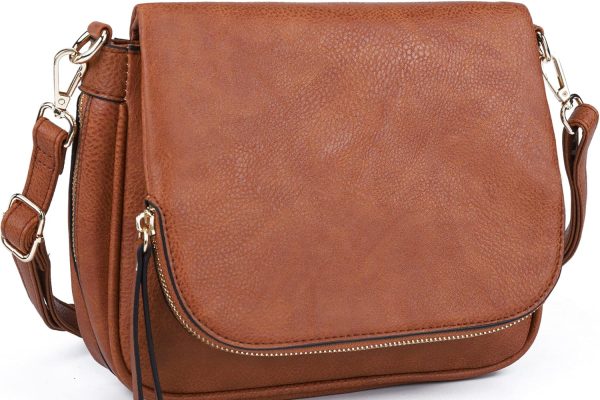GLITZALL Borse a tracolla per le donne, piccole borse a tracolla con tasche multiple, in pelle PU, piccole…