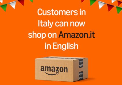Amazon.it apre le porte a chi non parla italiano: adesso parla anche inglese