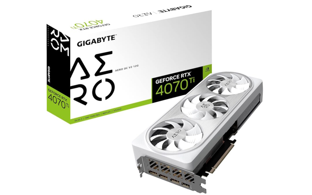 GIGABYTE GeForce RTX 4070 Ti AERO OC scende da 827 a 745€. E occhio alla 4060 a poco più di 300€