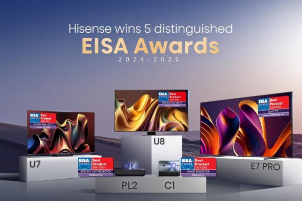 Hisense conquista l'EISA: riconoscimenti per TV e proiettori all'avanguardia