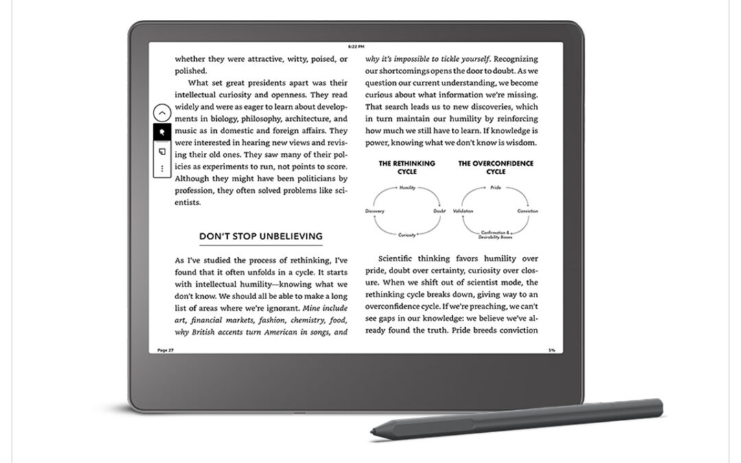 Kindle Scribe in offerta su Amazon: scrivere, oltre che leggere, a partire da 279€