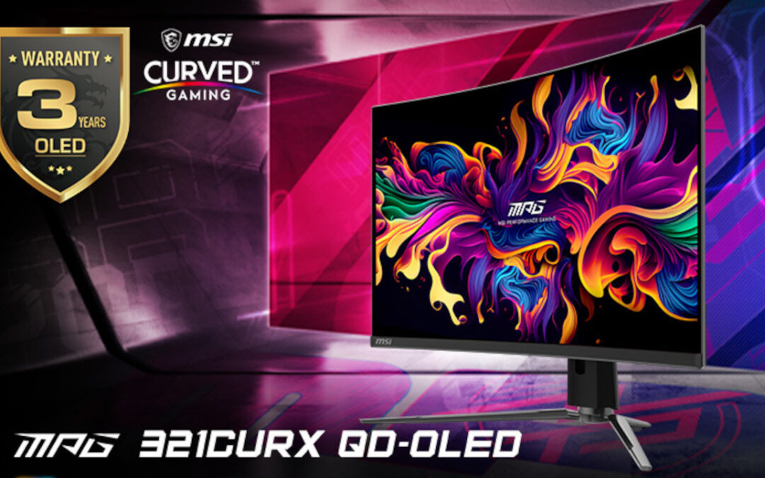 MPG 321CURX QD-OLED, il primo monitor gaming curvo QD-OLED da 32 pollici a 240 Hz di MSI